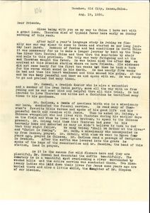 Letter from Elna Halldorf, written by Betty Ekvall